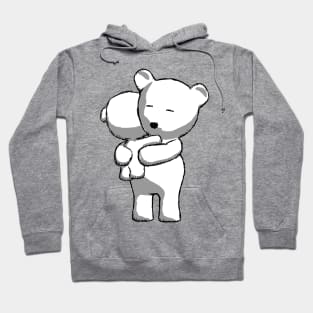 Teddy with baby bear Hoodie